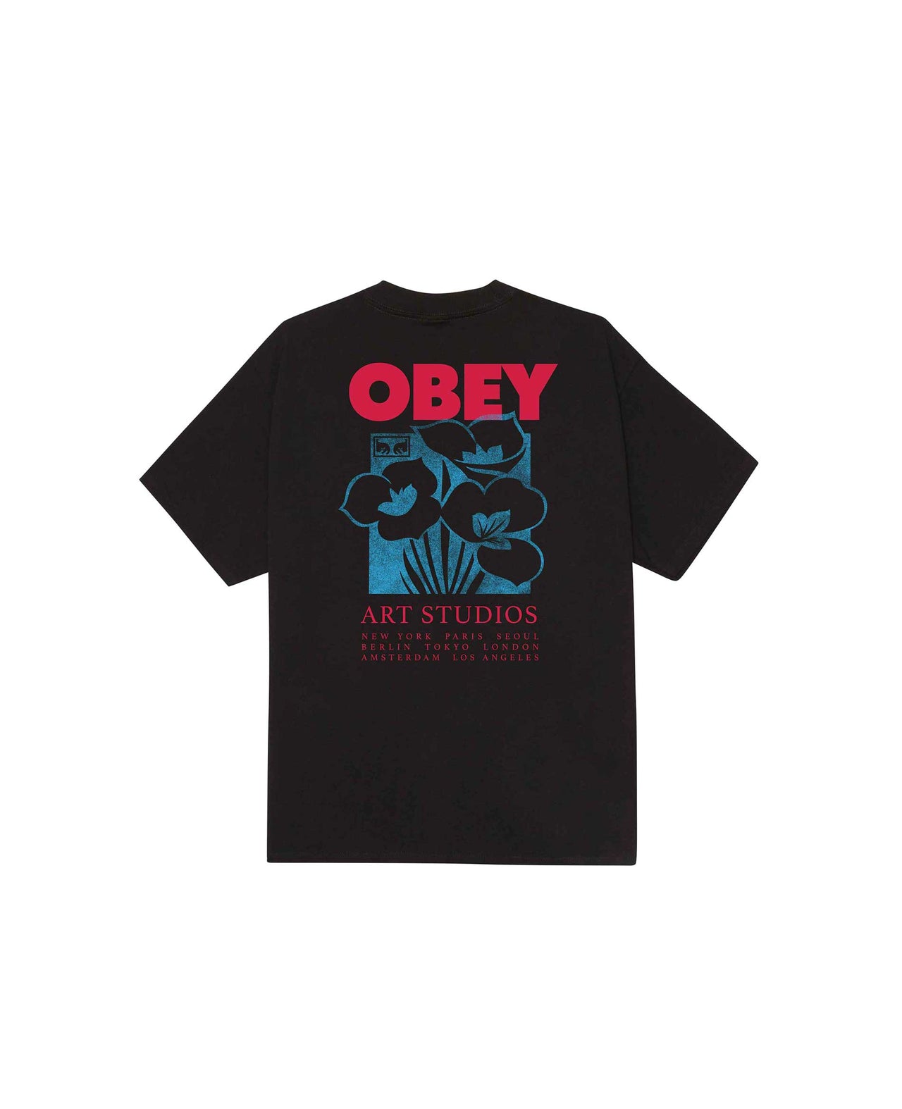 Obey Art Studio Flowers Tee