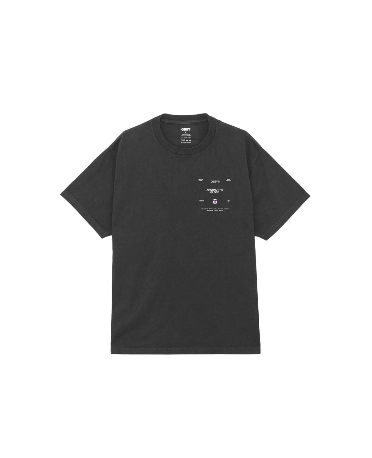 Obey Around The Globe Pigment T-Shirt