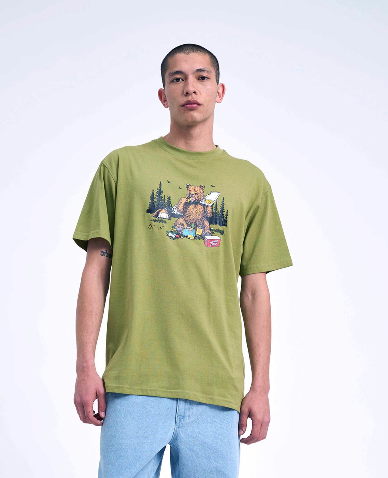 Santa Cruz Braun Pizza Bear T-Shirt