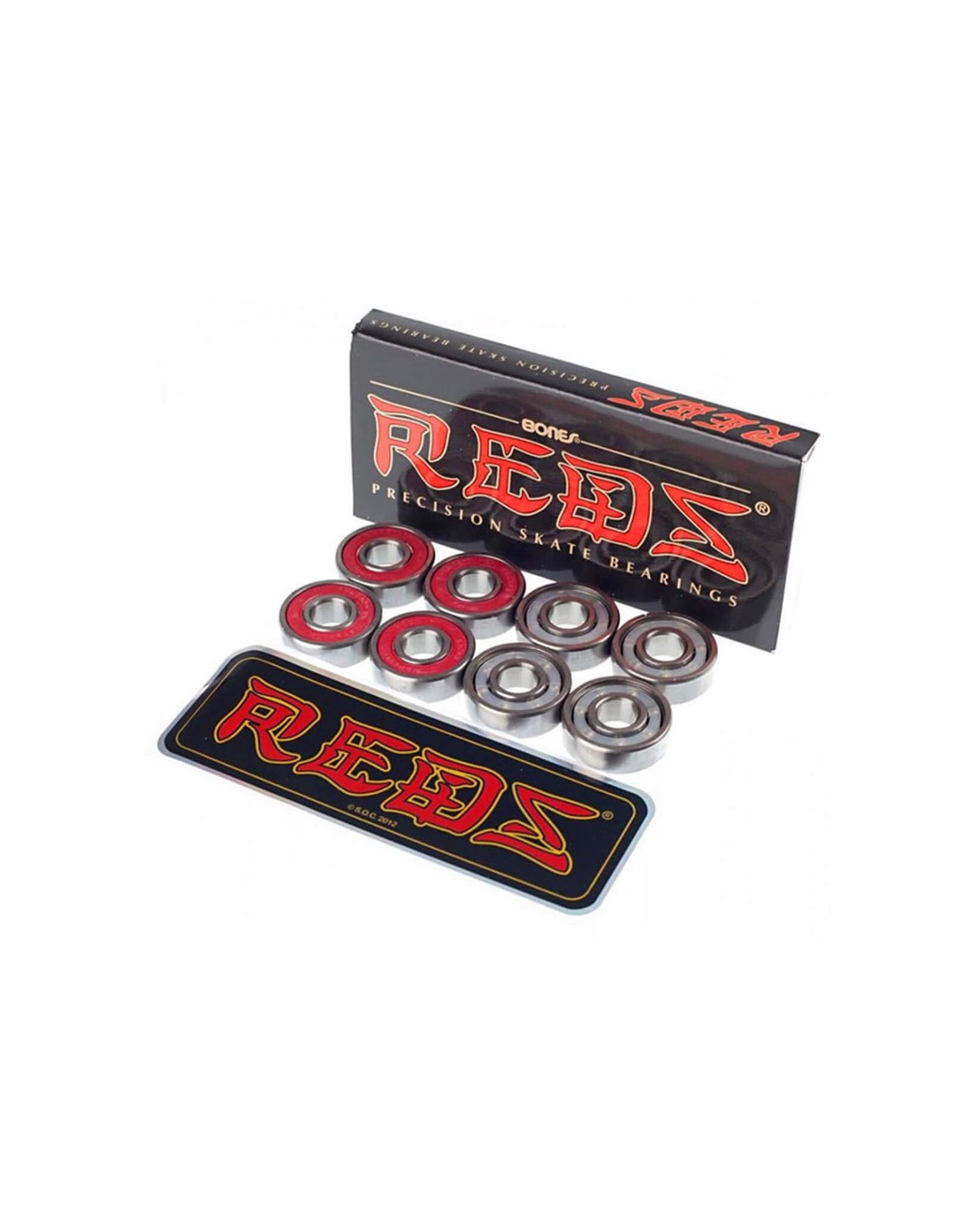 Bones Reds® Skateboard Bearings 8 Pack Bearings